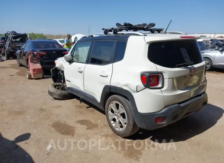 JEEP RENEGADE 2016 vin ZACCJADT6GPD59569 from auto auction Iaai