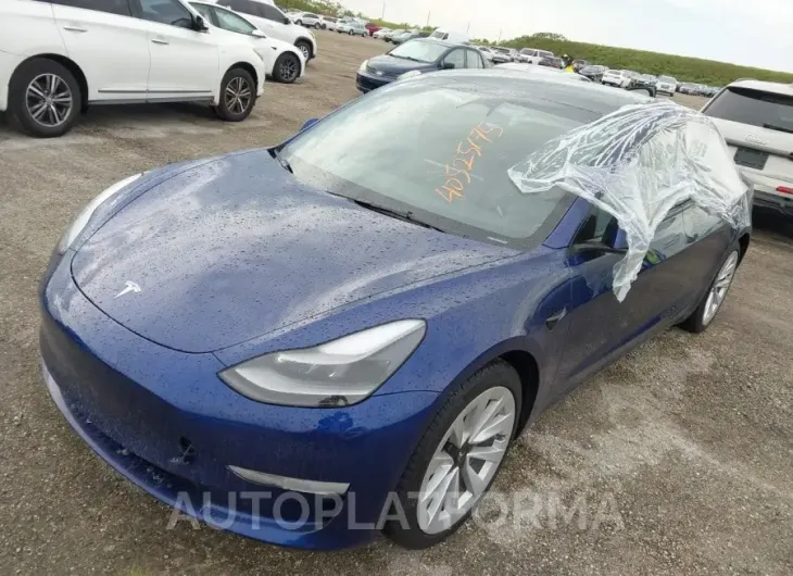 TESLA MODEL 3 2023 vin 5YJ3E1EB3PF603373 from auto auction Iaai