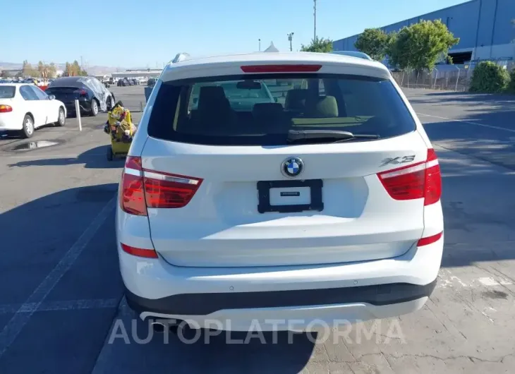 BMW X3 2015 vin 5UXWX9C57F0D51435 from auto auction Iaai