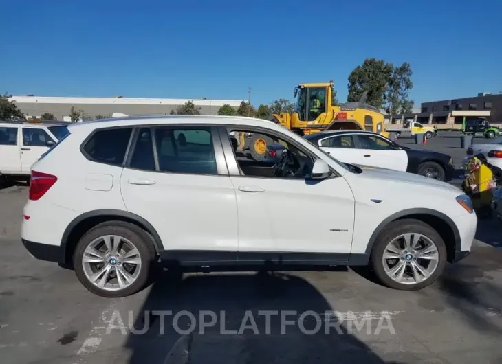 BMW X3 2015 vin 5UXWX9C57F0D51435 from auto auction Iaai