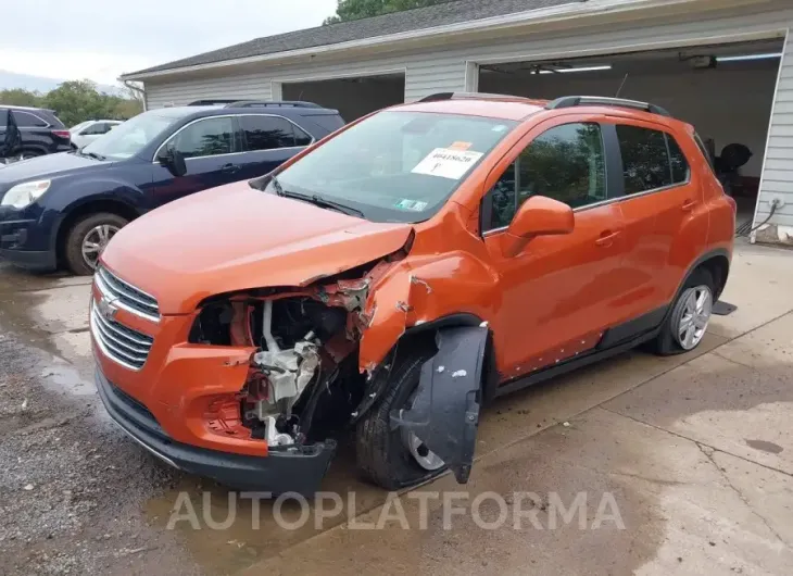 CHEVROLET TRAX 2015 vin KL7CJRSB5FB258943 from auto auction Iaai