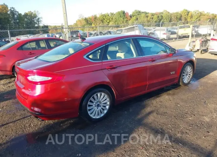 FORD FUSION ENERGI 2016 vin 3FA6P0PU1GR393991 from auto auction Iaai