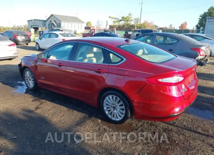 FORD FUSION ENERGI 2016 vin 3FA6P0PU1GR393991 from auto auction Iaai