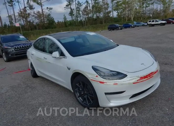 TESLA MODEL 3 2019 vin 5YJ3E1EA2KF483730 from auto auction Iaai