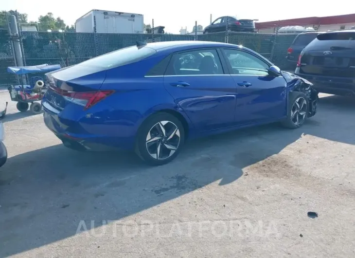 HYUNDAI ELANTRA 2022 vin 5NPLN4AGXNH081617 from auto auction Iaai