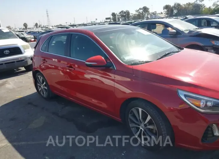 HYUNDAI ELANTRA GT 2018 vin KMHH35LE0JU076743 from auto auction Iaai