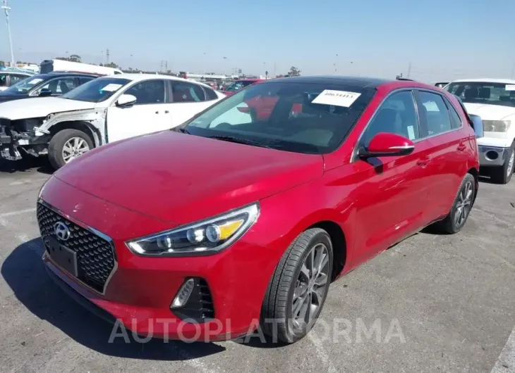 HYUNDAI ELANTRA GT 2018 vin KMHH35LE0JU076743 from auto auction Iaai