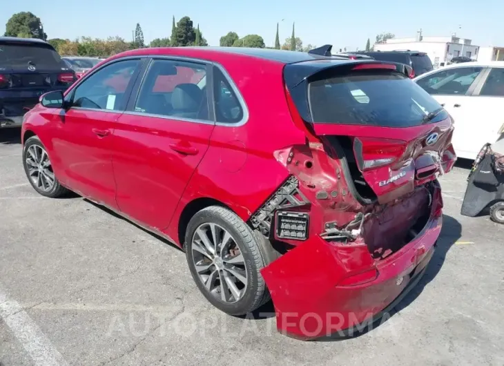 HYUNDAI ELANTRA GT 2018 vin KMHH35LE0JU076743 from auto auction Iaai