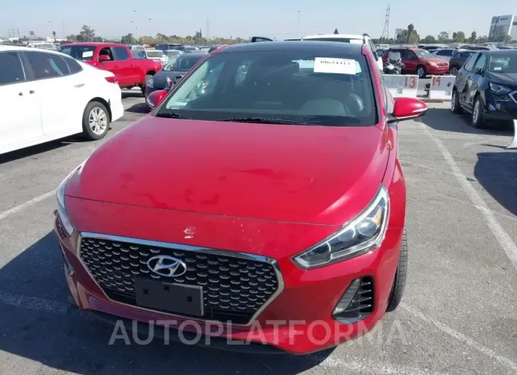 HYUNDAI ELANTRA GT 2018 vin KMHH35LE0JU076743 from auto auction Iaai