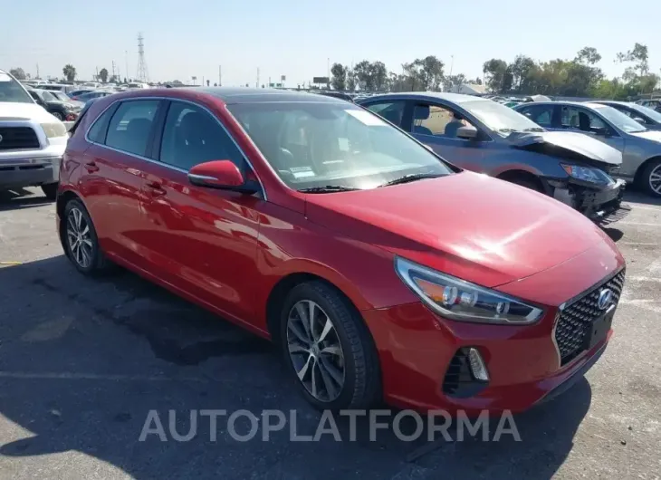 HYUNDAI ELANTRA GT 2018 vin KMHH35LE0JU076743 from auto auction Iaai