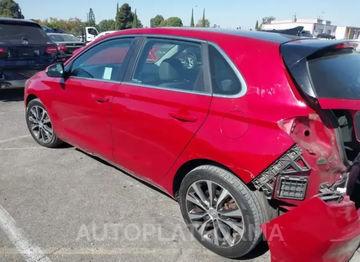 HYUNDAI ELANTRA GT 2018 vin KMHH35LE0JU076743 from auto auction Iaai