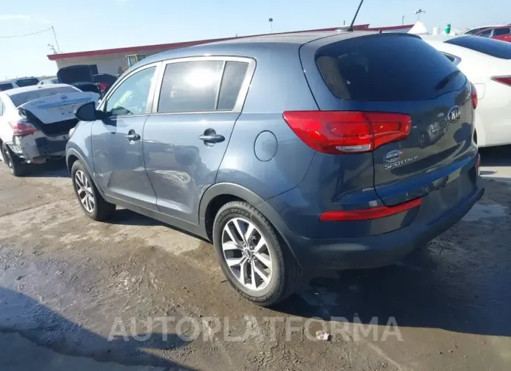 KIA SPORTAGE 2016 vin KNDPB3AC7G7838319 from auto auction Iaai