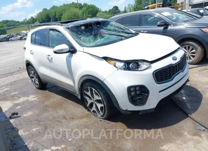 KIA SPORTAGE 2019 vin KNDPR3A69K7569898 from auto auction Iaai