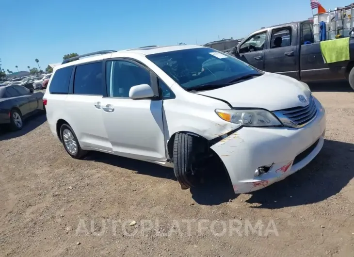 TOYOTA SIENNA 2017 vin 5TDYZ3DC3HS786190 from auto auction Iaai