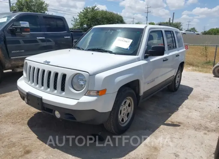 JEEP PATRIOT 2016 vin 1C4NJPBB6GD808267 from auto auction Iaai