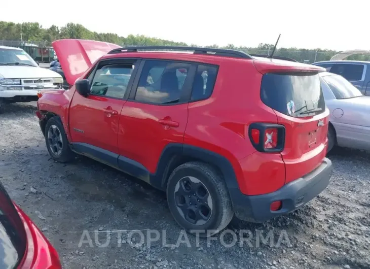 JEEP RENEGADE 2017 vin ZACCJAAB8HPE60402 from auto auction Iaai