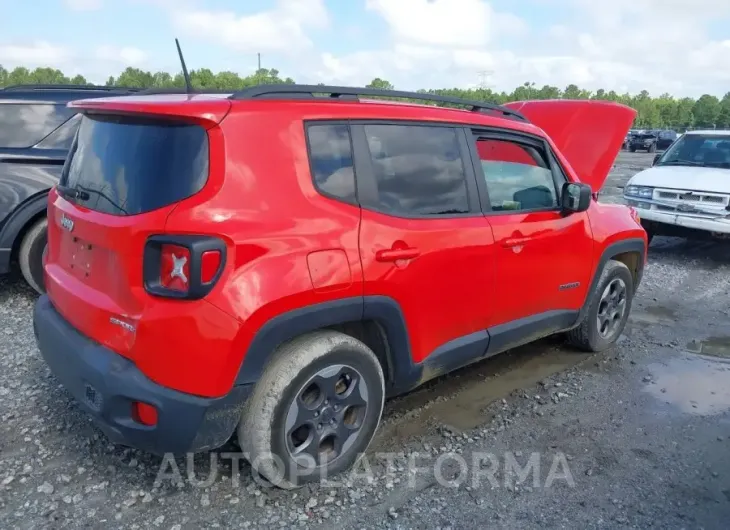 JEEP RENEGADE 2017 vin ZACCJAAB8HPE60402 from auto auction Iaai