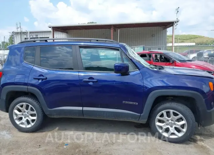 JEEP RENEGADE 2016 vin ZACCJBBT5GPE07605 from auto auction Iaai