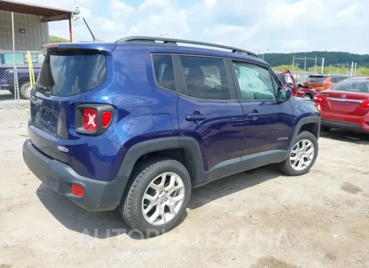 JEEP RENEGADE 2016 vin ZACCJBBT5GPE07605 from auto auction Iaai