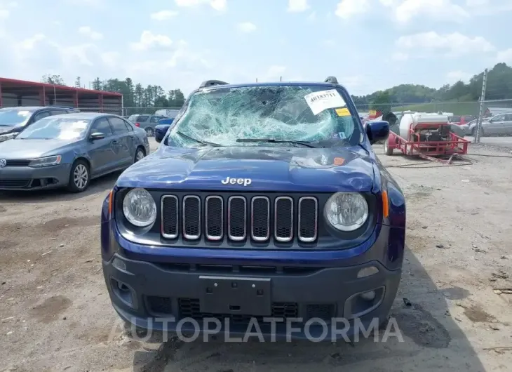 JEEP RENEGADE 2016 vin ZACCJBBT5GPE07605 from auto auction Iaai