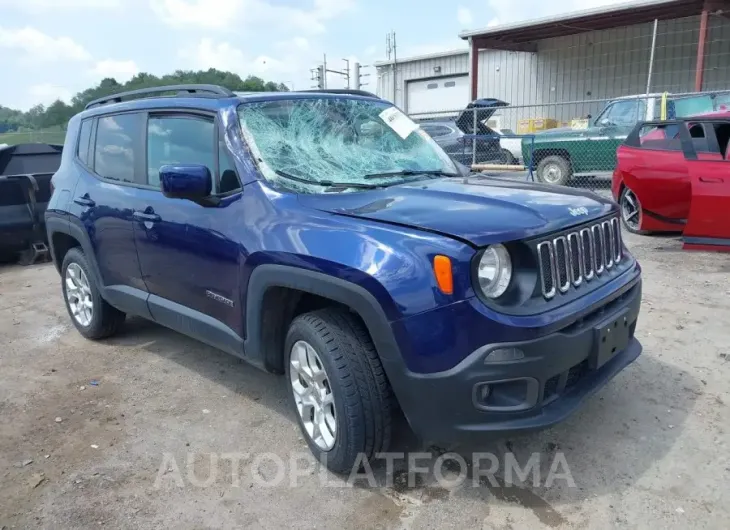 JEEP RENEGADE 2016 vin ZACCJBBT5GPE07605 from auto auction Iaai