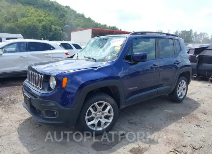 JEEP RENEGADE 2016 vin ZACCJBBT5GPE07605 from auto auction Iaai