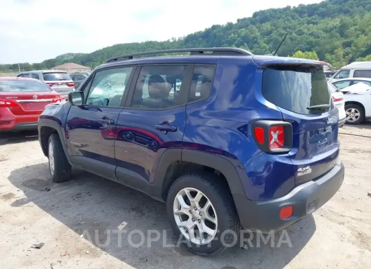 JEEP RENEGADE 2016 vin ZACCJBBT5GPE07605 from auto auction Iaai