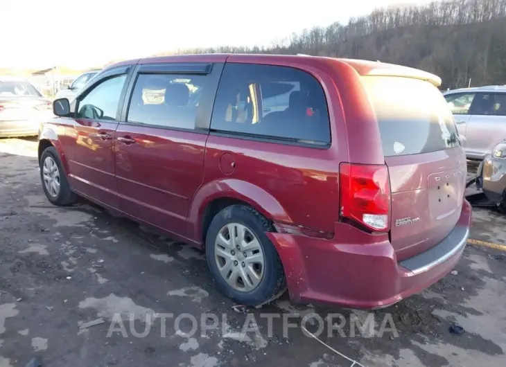 DODGE GRAND CARAVAN 2016 vin 2C4RDGBGXGR244253 from auto auction Iaai