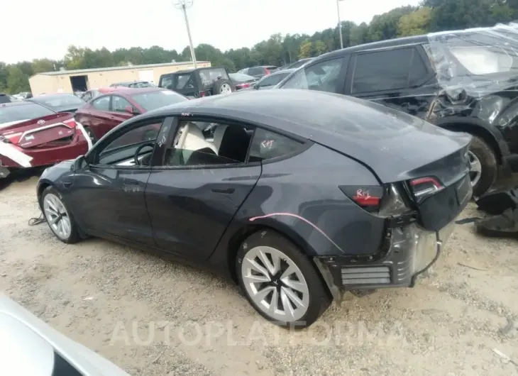 TESLA MODEL 3 2023 vin 5YJ3E1EB4PF631716 from auto auction Iaai