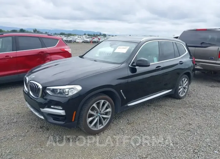 BMW X3 2019 vin 5UXTR7C55KLE96564 from auto auction Iaai