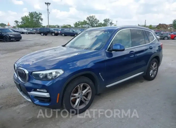 BMW X3 2019 vin 5UXTR9C54KLP84570 from auto auction Iaai