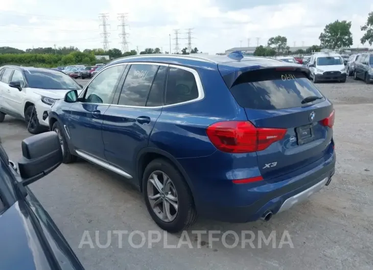 BMW X3 2019 vin 5UXTR9C54KLP84570 from auto auction Iaai