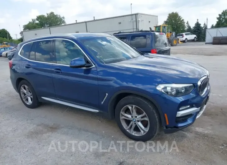 BMW X3 2019 vin 5UXTR9C54KLP84570 from auto auction Iaai