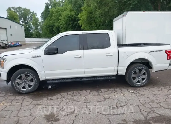 FORD F-150 2019 vin 1FTEW1EP8KFA89557 from auto auction Iaai