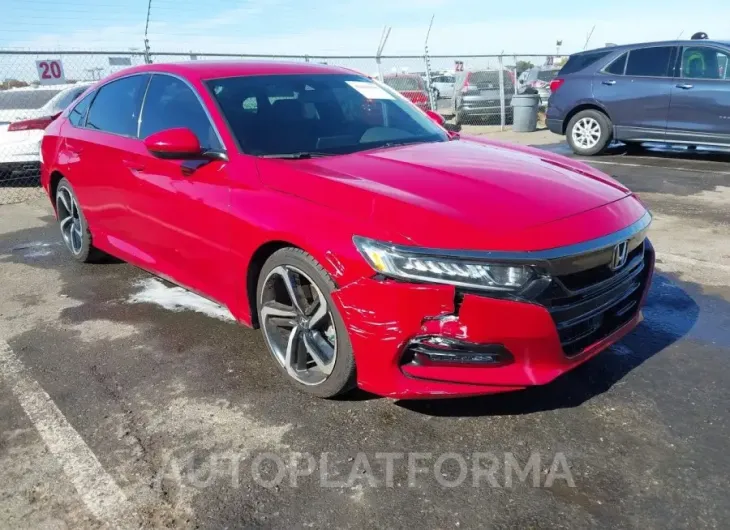 HONDA ACCORD 2019 vin 1HGCV1F39KA153092 from auto auction Iaai