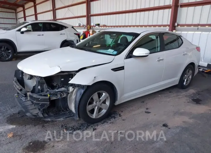 KIA OPTIMA 2015 vin KNAGM4A72F5552257 from auto auction Iaai