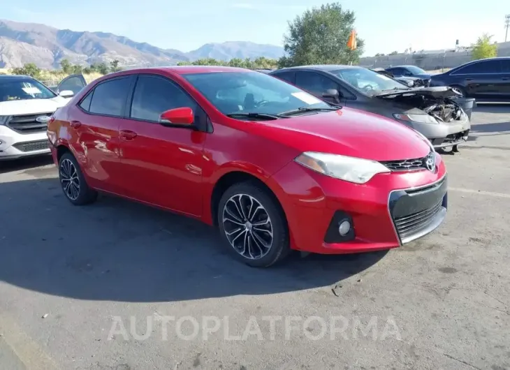 TOYOTA COROLLA 2015 vin 2T1BURHE9FC480698 from auto auction Iaai