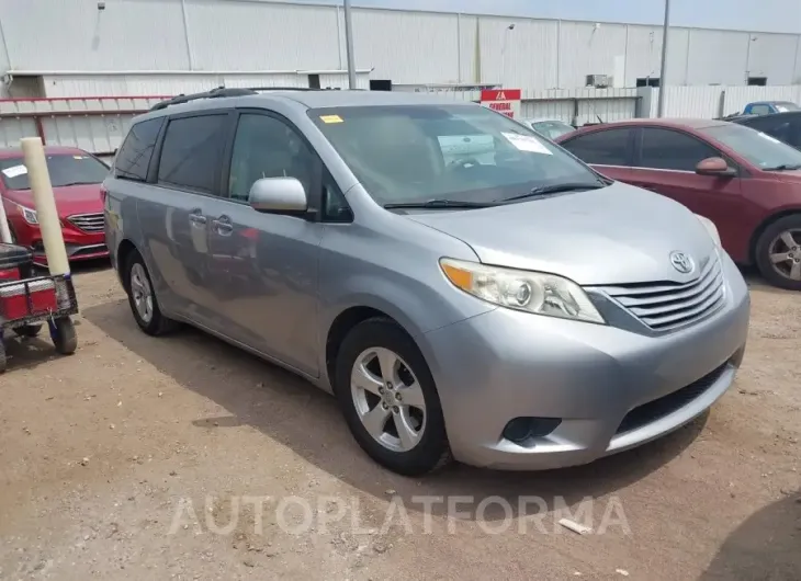 TOYOTA SIENNA 2015 vin 5TDKK3DC7FS673530 from auto auction Iaai