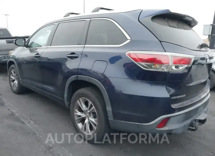 TOYOTA HIGHLANDER 2015 vin 5TDKKRFH1FS091452 from auto auction Iaai