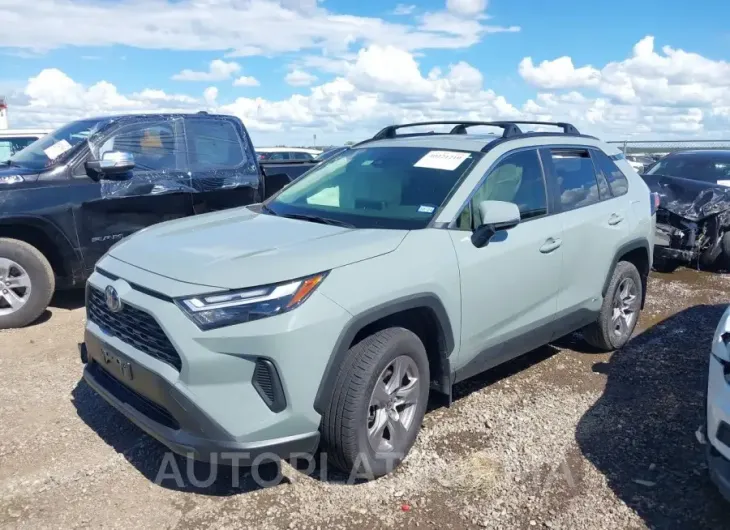 TOYOTA RAV4 HYBRID 2022 vin JTMRWRFV6ND162471 from auto auction Iaai