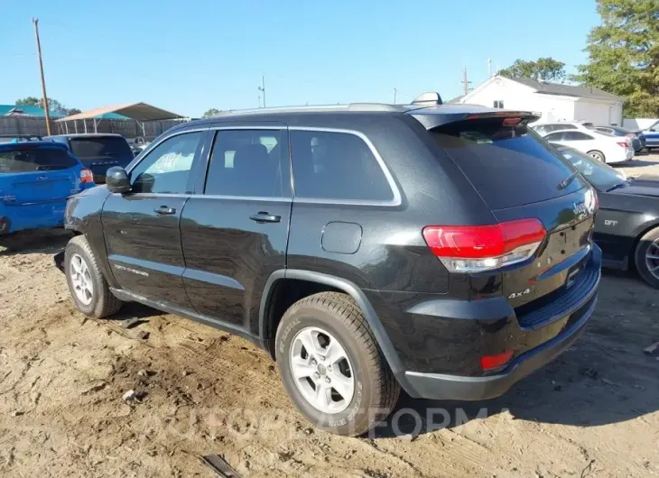 JEEP GRAND CHEROKEE 2016 vin 1C4RJFAG1GC435945 from auto auction Iaai