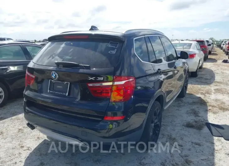 BMW X3 2017 vin 5UXWZ7C58H0U45113 from auto auction Iaai