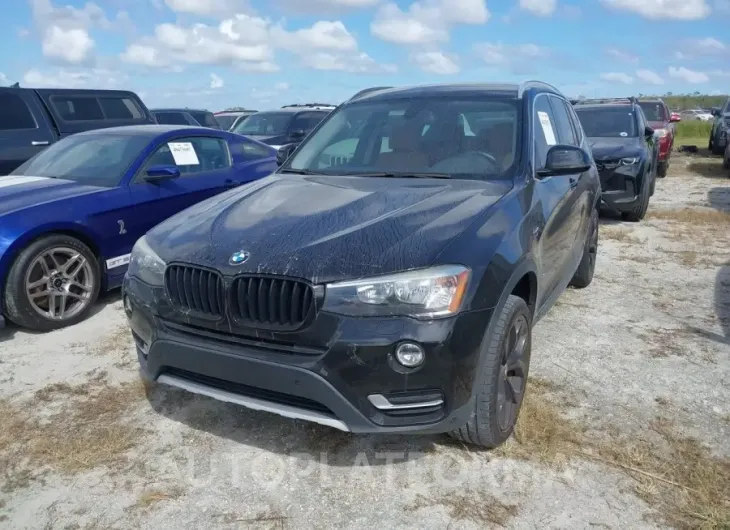 BMW X3 2017 vin 5UXWZ7C58H0U45113 from auto auction Iaai