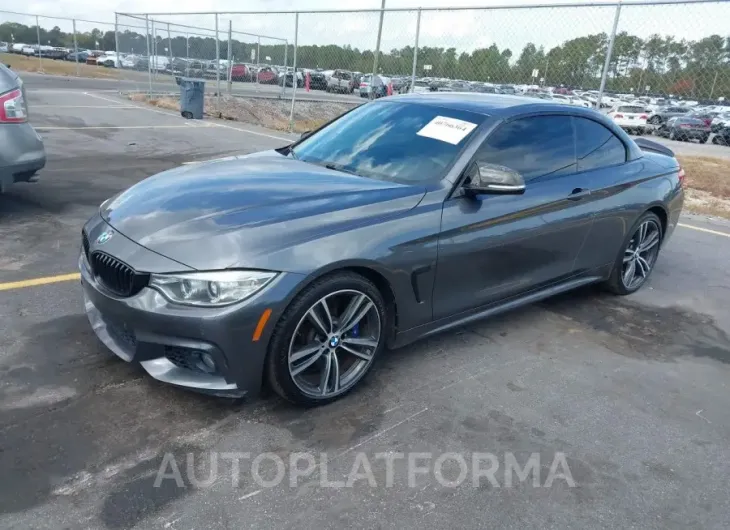 BMW 435I 2015 vin WBA3T3C57FP738663 from auto auction Iaai