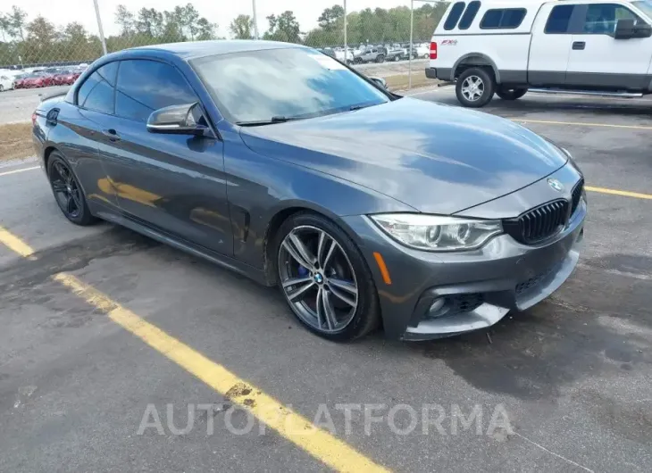 BMW 435I 2015 vin WBA3T3C57FP738663 from auto auction Iaai