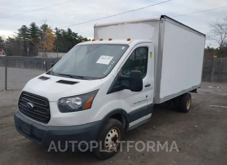 FORD TRANSIT-350 CAB 2018 vin 1FDBF8ZMXJKA90481 from auto auction Iaai