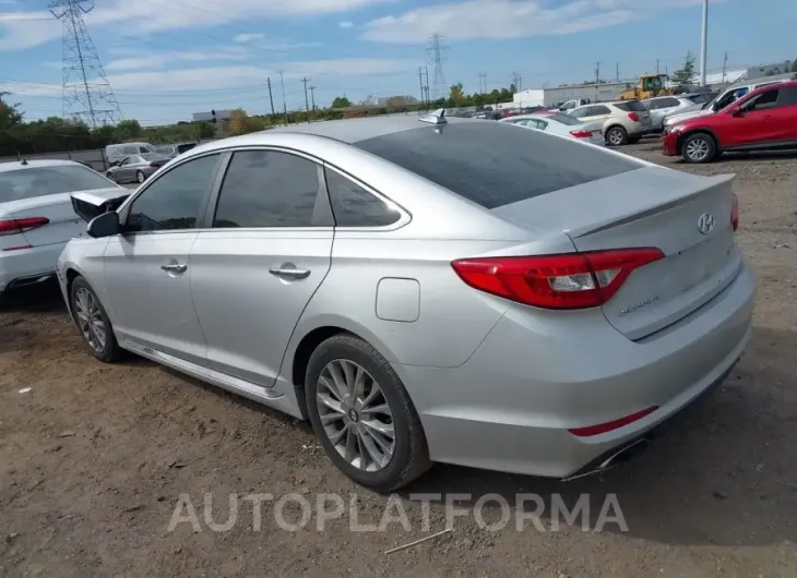 HYUNDAI SONATA 2015 vin 5NPE34AF1FH070738 from auto auction Iaai