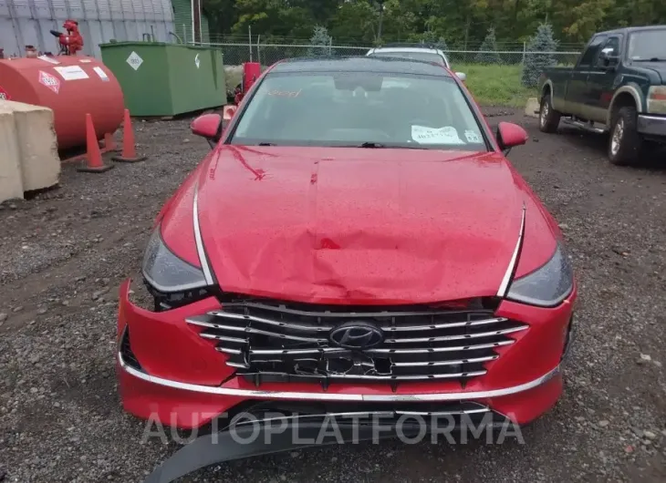 HYUNDAI SONATA 2021 vin KMHL54JJ2MA033722 from auto auction Iaai