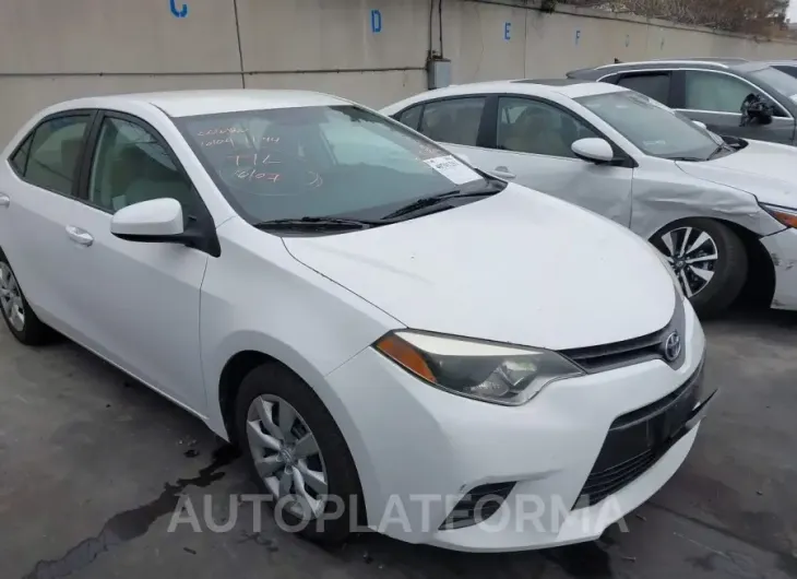 TOYOTA COROLLA 2016 vin 5YFBURHE0GP406216 from auto auction Iaai