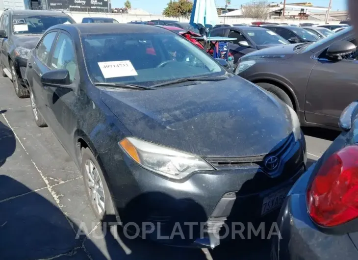 TOYOTA COROLLA 2016 vin 5YFBURHE1GP507927 from auto auction Iaai